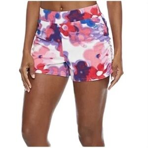 Juicy Couture Towel Terry Shorts Size Medium Floral Stretch New